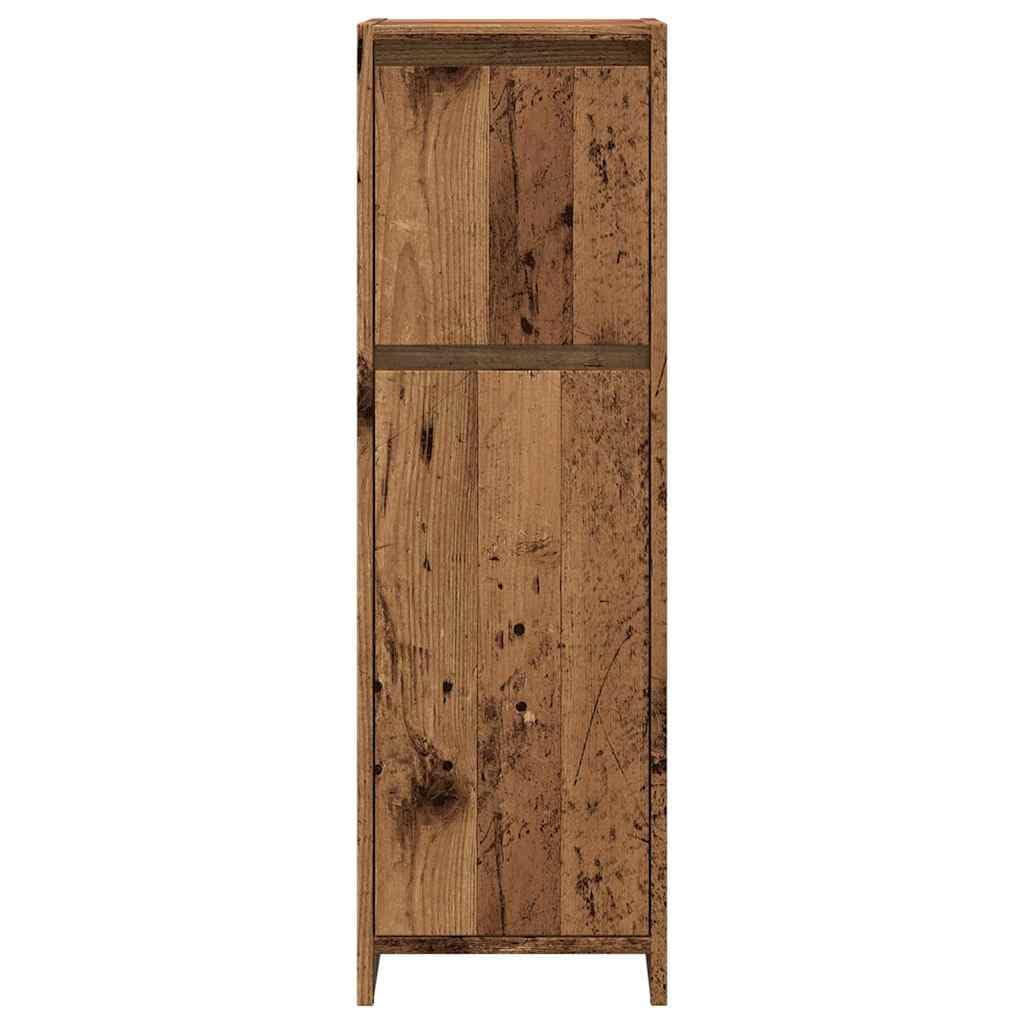 ShGaxin Armario de baño Madera contrachapada Envejecida 30x30x95 cm, Muebles para Baño, Armario Baño, Mueble Baño Auxiliar, Columna Baño, Auxiliares para Baños - 856061