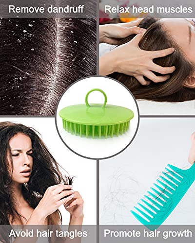 Hair Scalp Massager Shampoo Brush, 6 Pcs Scalp Brush Shower, Soft Scalp Scrubber For Dandruff, Scalp Exfoliator For Adults, Children And Pets #TOP4