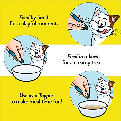 TEMPTATIONS Creamy Purrrr-ée with Chicken Cat Treats, (44) 1.7oz Pouches - Image 4