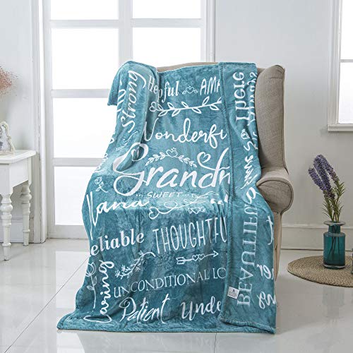 Piwaka-Flannel-Blanket-for-Grandma-Purple-Teal-Blue-Red-Throw-Personalised-Gifts-for-Grandma-Soft-Cosy-Grandma-Blanket-Gift-Box-for-Grandmother-Flannel-Teal Piwaka Flannel Blanket for Grandma Purple Teal Blue Red Throw Personalised Gifts for Grandma Soft Cosy Grandma Blanket Gift Box for Grandmother Flannel Teal