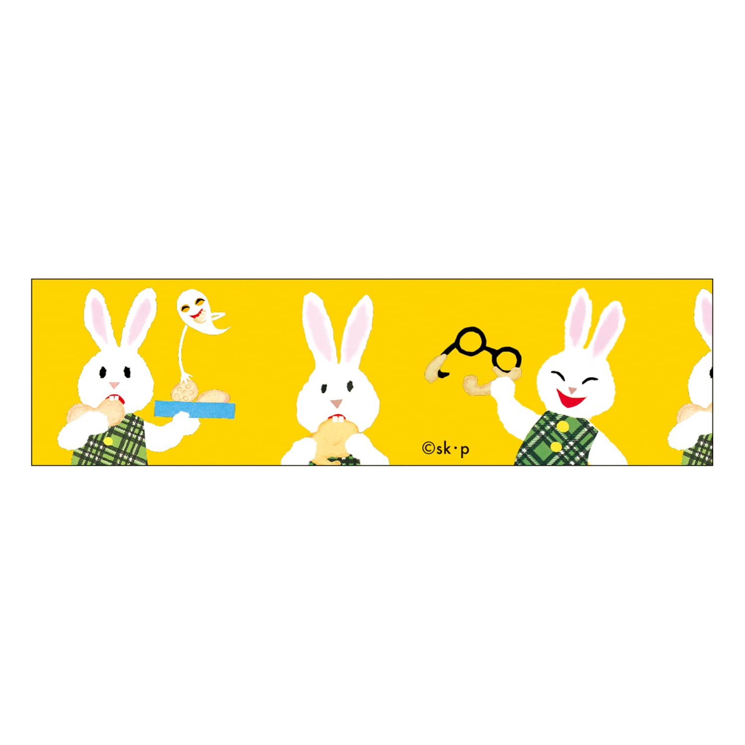Gakken Sta:Full M05067 Senkeiko Masking Tape, Ghost Tempura, Width 1.2 inches (30 mm), Transparent