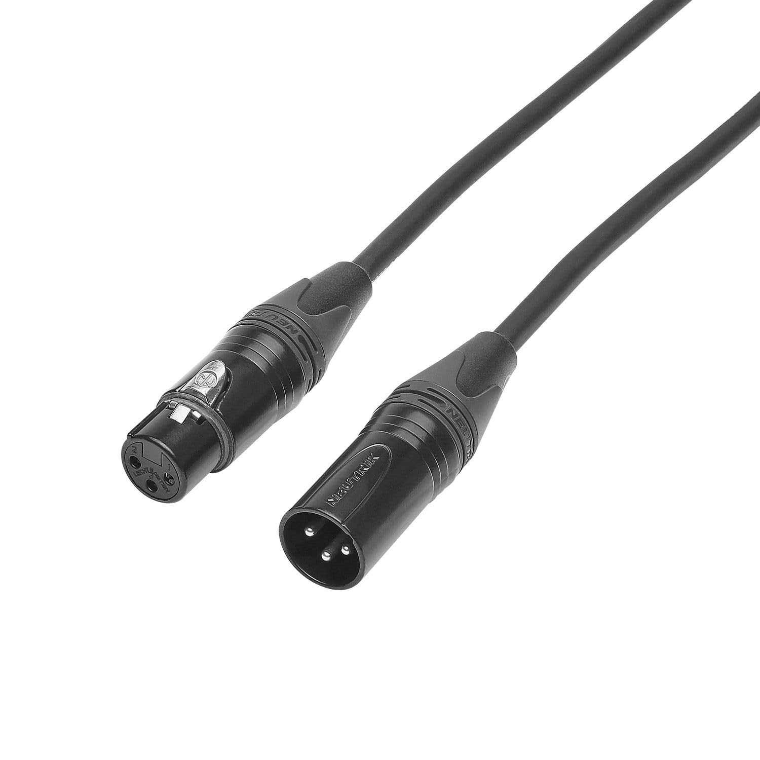Sommer Cable Club Series MKII CS0Q-0300-SW - Cable de micrófono (3 m, 2 x 0,34 mm², XLR Neutrik NC3MXX/XLR de 3 pines, Neutrik NC3FXX-BAG, 3 pines, XLR, Neutrik NC3FXX-BAG, color negro)