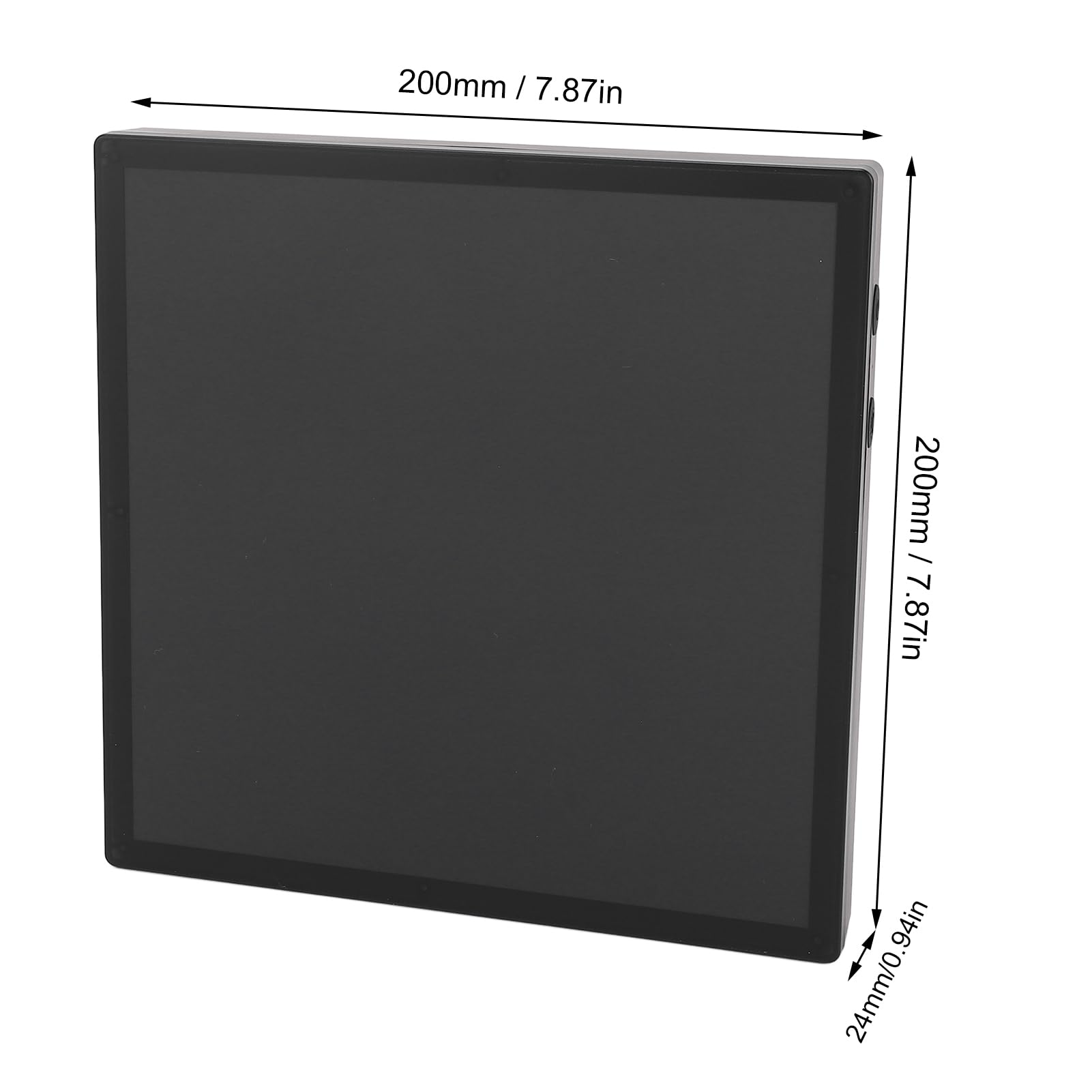 Pantalla LED Pixel Art, 16x16 Programable Bluetooth LED Pixel Art Marco de Imagen Reloj Digital Inteligente con Control de Aplicación USB Recargable RGB Panel LED (Enchufe