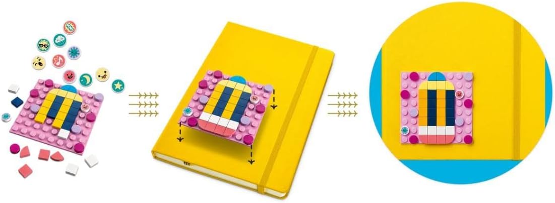 LEGO DOTS 41957 Mega Sticker Set - Art DIY Set | Decorating and creating patterns for children from six years old (486 items)