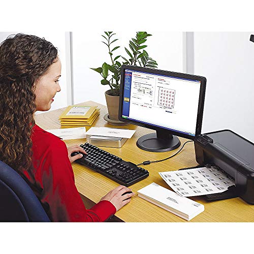 Avery Shipping Address Labels, Inkjet Printers, 500 Labels, 2X4 Labels, Permanent Adhesive, Trueblock (8363) , White #TOP5