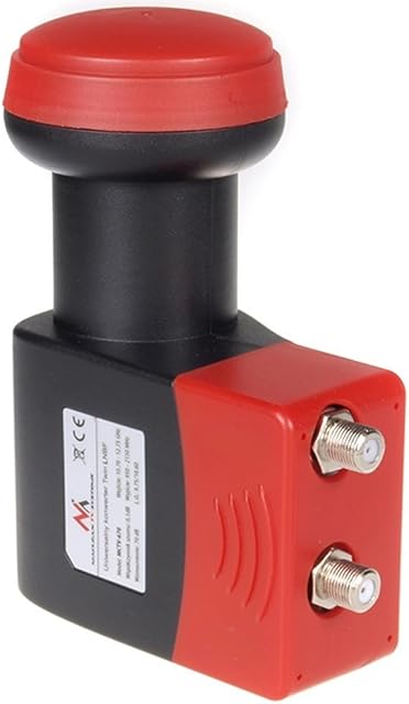Maclean MCTV-670 High Gain Twin 2-way LNB Lowest Noise Figure 0.1dB Sky HD Freesat Cable