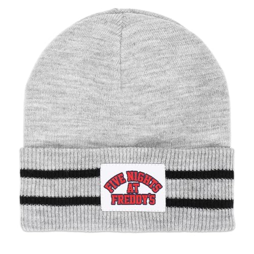 Image of Five Nights at Freddy's Beanie Set - FNAF Warm Winter Gear Bundle with 2 Five Nights at Freddy's Beanies, Stickers, More | FNAF Hats for Boys Multicolor