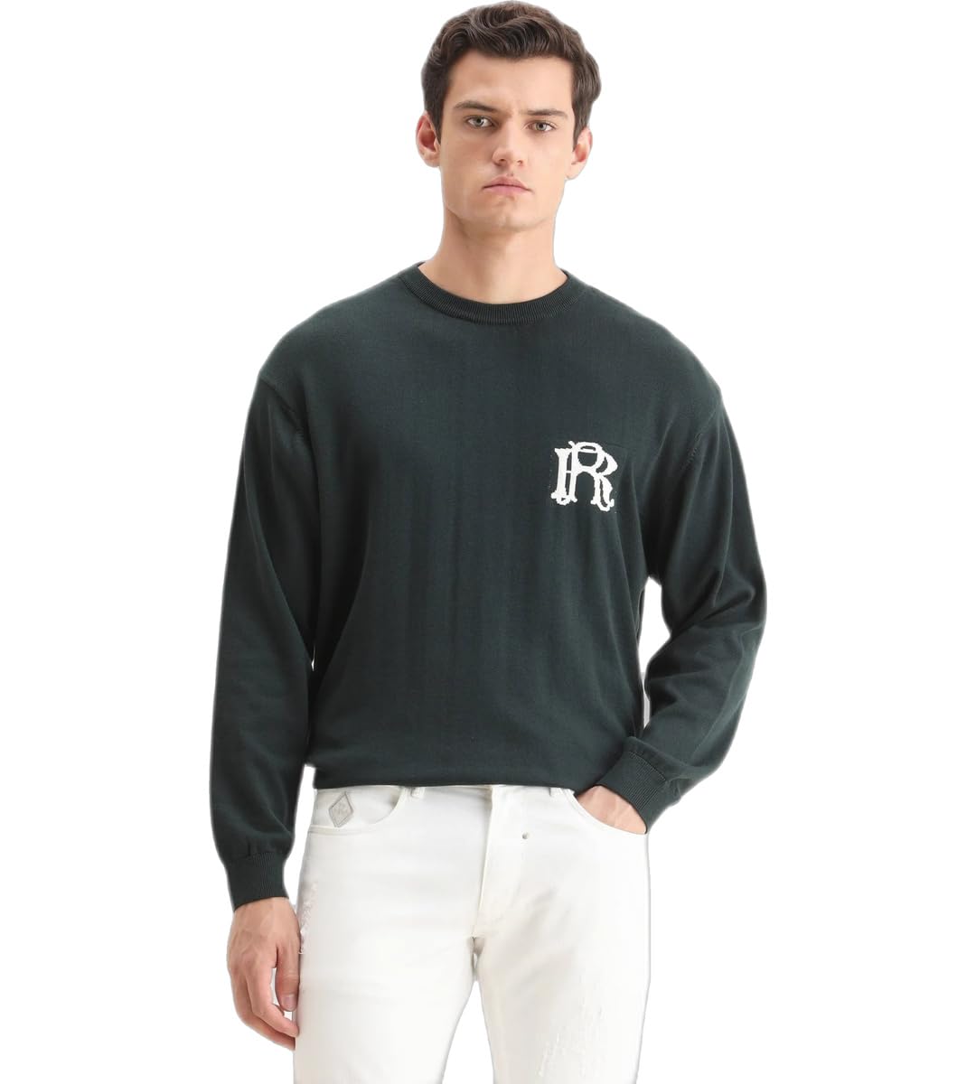 rare rabbit Regular fit Embroidered Sweater-picture-23
