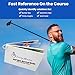 Swing Minder Golf Reference Cards - Step-by-Step Instructions for 33 of Golf's Hardest Shots - Ideal Golf Gifts for Men or Golf Bag Accessories - Waterproof PVC and Sturdy Carabiner for Easy Use