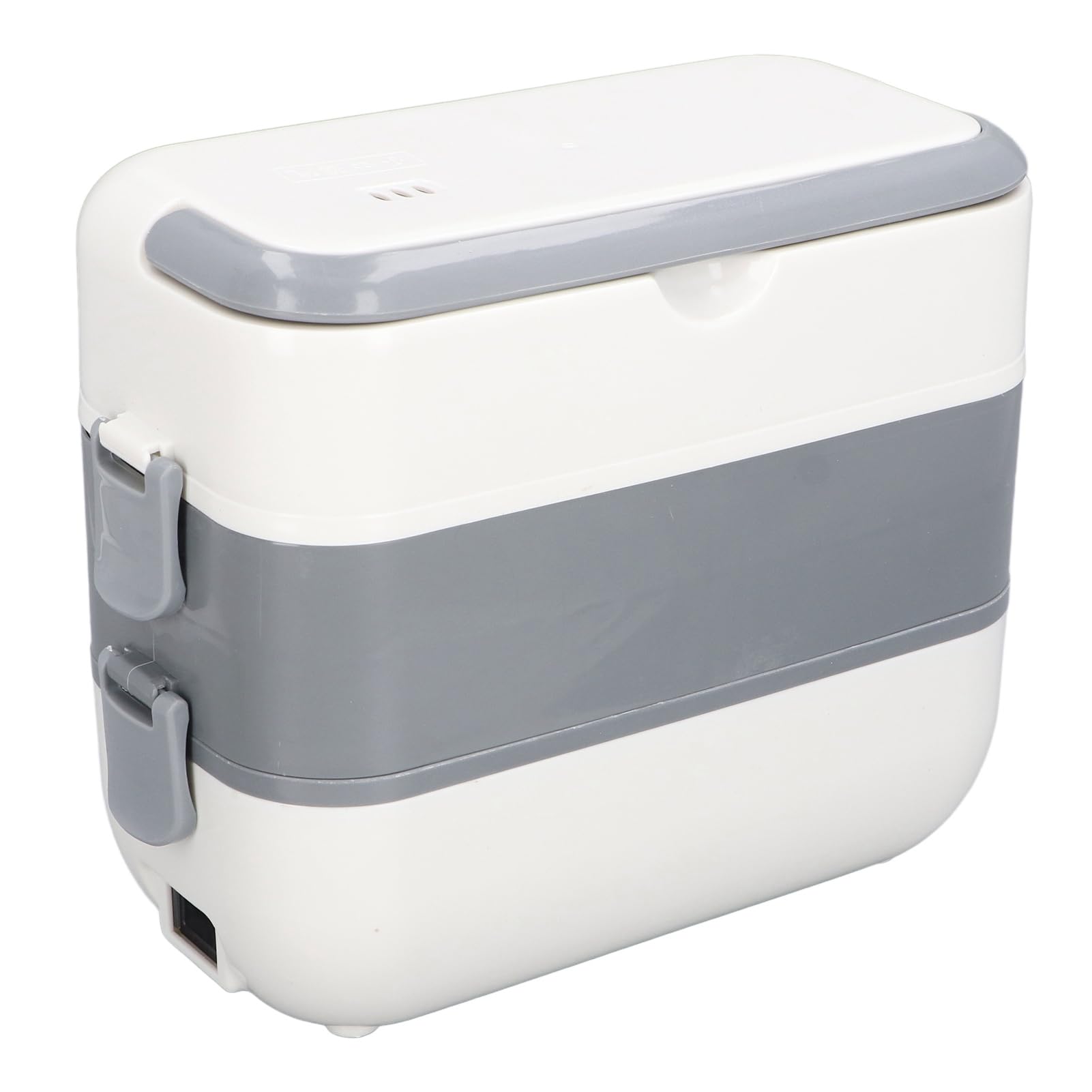 TOPINCN Lunch Box Scaldavivande Portatile, Riscaldamento Autonomo da 200 W, Rivestimento in Acciaio Inossidabile, Lunch Box Elettrico Multifunzionale con Riscaldamento di (Spina europea