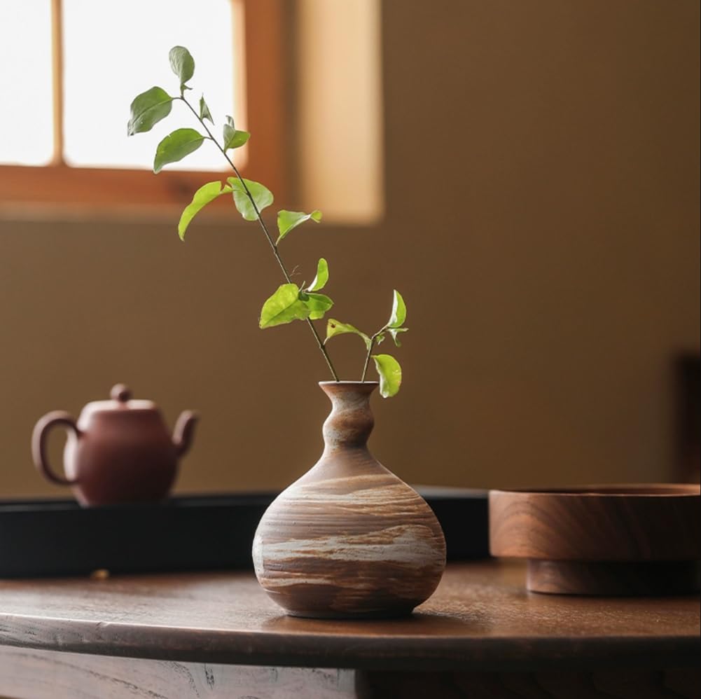 Amazon.com: Japanese Style Ceramic Flower Vase Small Ikebana
