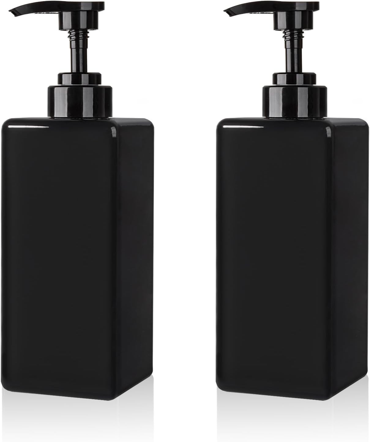 Dispensador de jabón de manos, botellas de plástico con bomba, dispensador de loción vacía recargable, contenedor de líquido para baño, cocina,