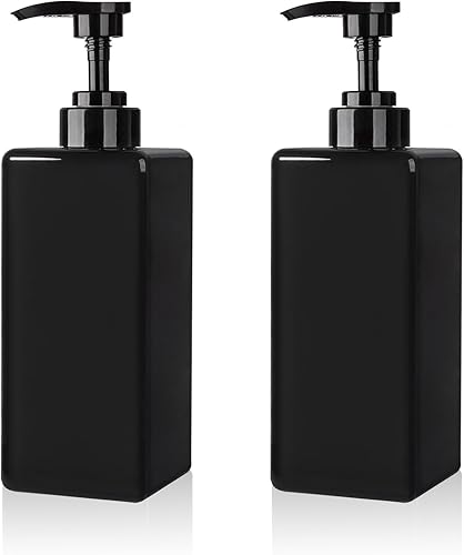 Miniatura 1 de Dispensador de jabón de manos, botellas de plástico con bomba, dispensador de loción vacía recargable, contenedor de líquido para baño, cocina,