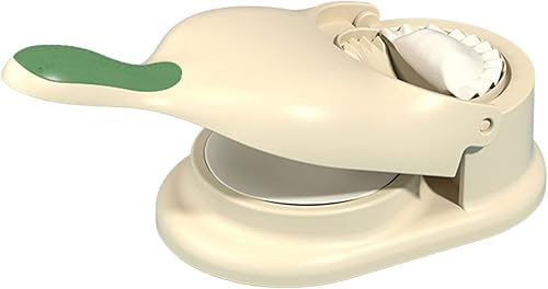 Miniatura 1 de 2023 - Nueva máquina de dumpling 2 en 1 multifunción juego de moldes de prensa manual para hacer empanadas prensa de empanadas beige
