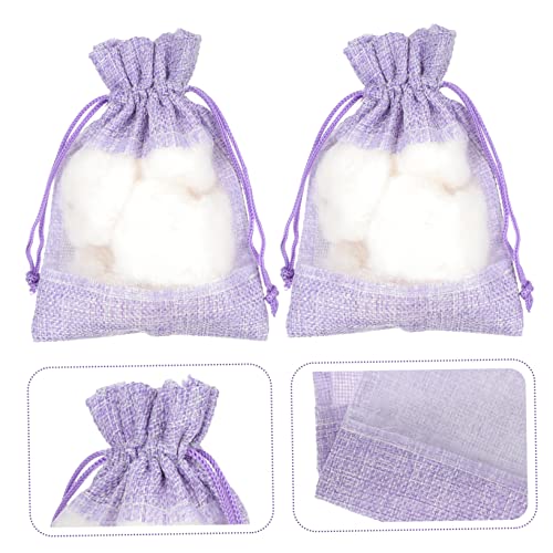 10 Bolsitas de Lavanda Vacías con Cordón miniatura 3