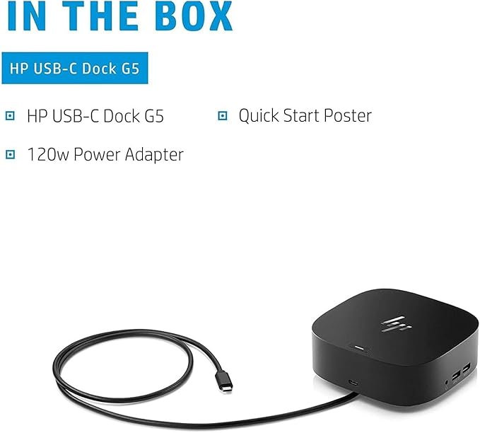 HP USB-C Dock G5 Hub 11 en 1 con DKZ Hub - Paquete de 2 miniatura 5