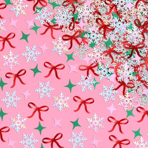 xo, Fetti Christmas Confetti - 200 pcs | Winter Decorations,