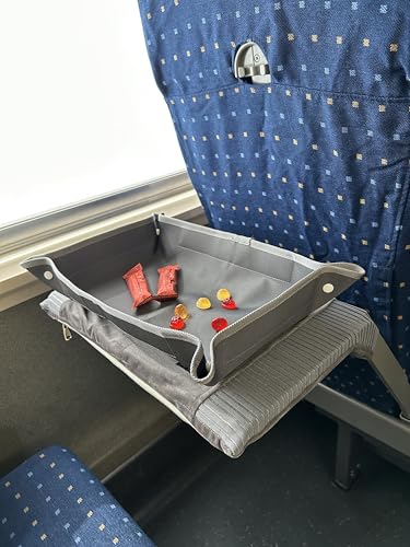 Image of Kids Airplane Tray Cover with Pockets - Travel Essentials for Kids on Plane or Train