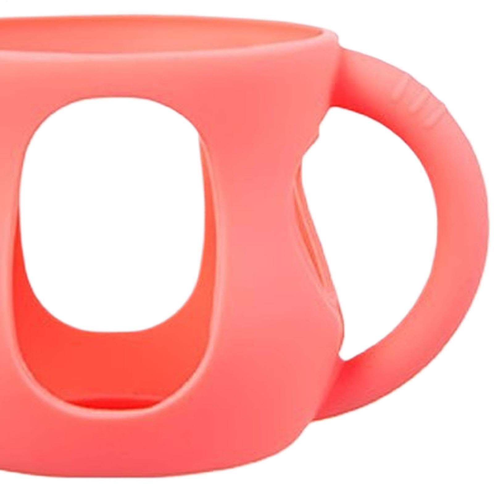Maniglia Per Biberon, Comoda Da Usare, 11x11x6,5 Cm, Maniche Protettive Antiurto, Copertura Per Maniglia Per Biberon, Design Facile Da Impugnare, Per Acqua Di Latte Per Bambini