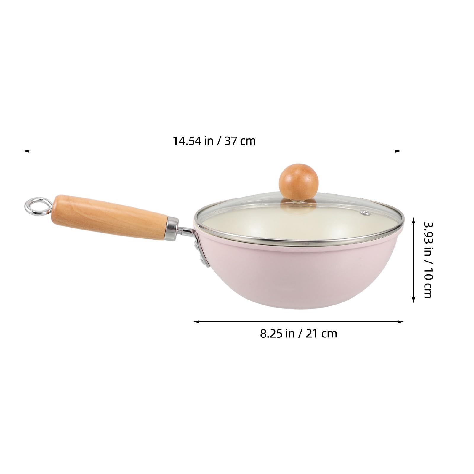 Sartén Pequeña Antiadherente de Hierro para Cocina de Inducción con Mango Resistente y Superficie Duradera Adecuado para Comidas Familiares en Estufa
