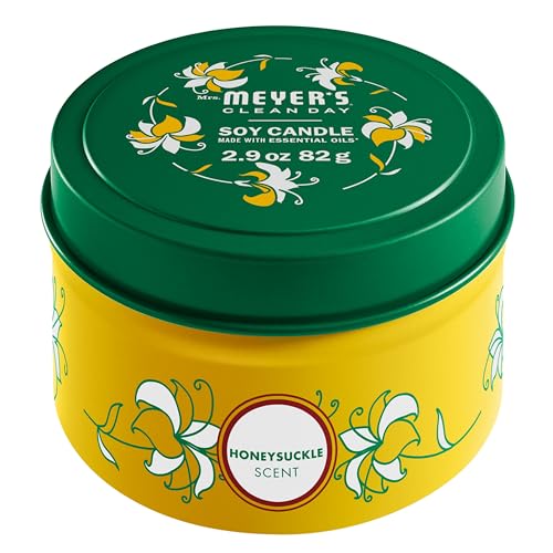 MRS. MEYER'S CLEAN DAY Soy Tin Candle - Honeysuckle