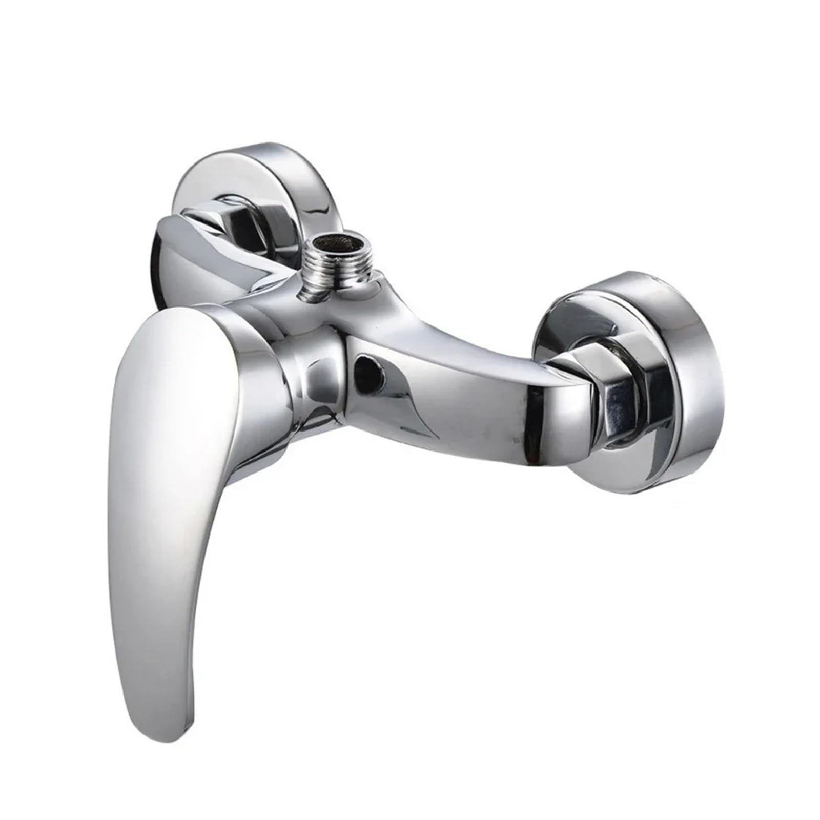 Robinet de douche mural moderne argent pour rénover votre salle de bain