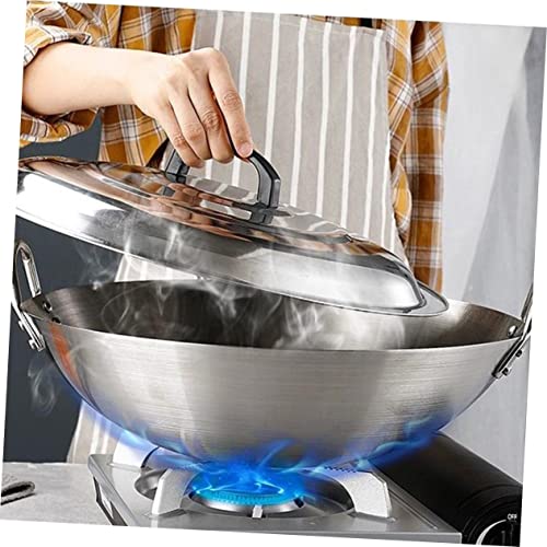 Wok de acero inoxidable Zerodeko para uso hogareño miniatura 7