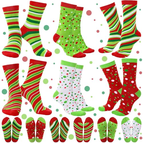 Glitopper 6 Pairs Funny Theatre Socks for Men Women Gifts Clothing Broadway Musical Theater Lover Gifts Drama Socks