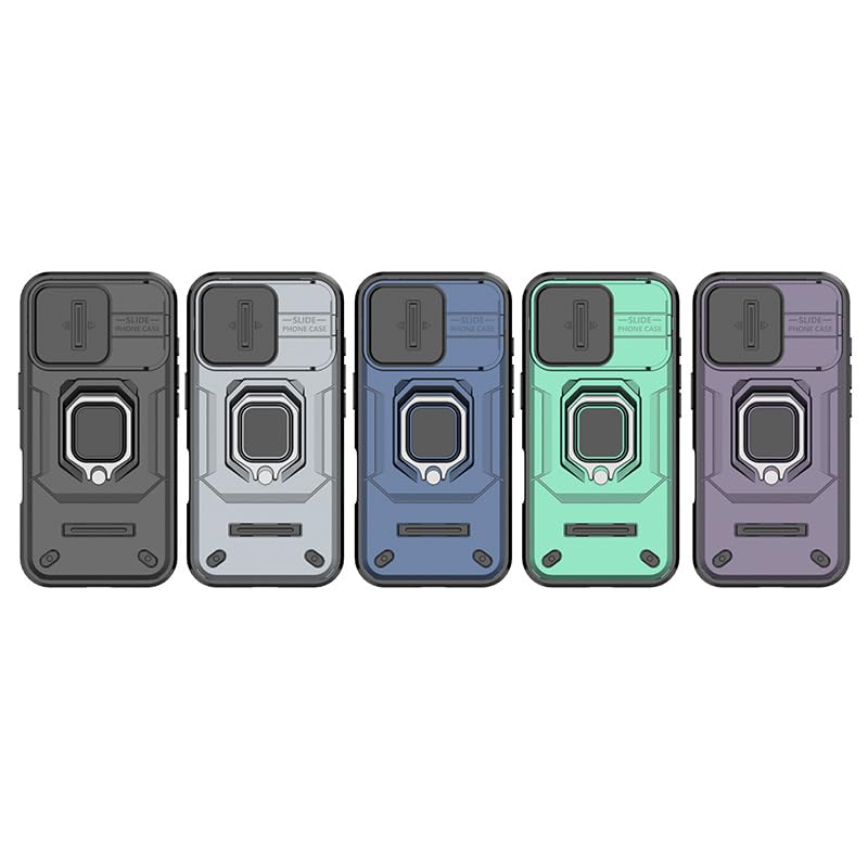 Etui na telefon komórkowy do Honor 400 5G, uchwyt samochodowy, przesuwne okno, odporne na wstrząsy, ochronne etui na telefon, wojskowe, ochrona obiektywu, niebieskie