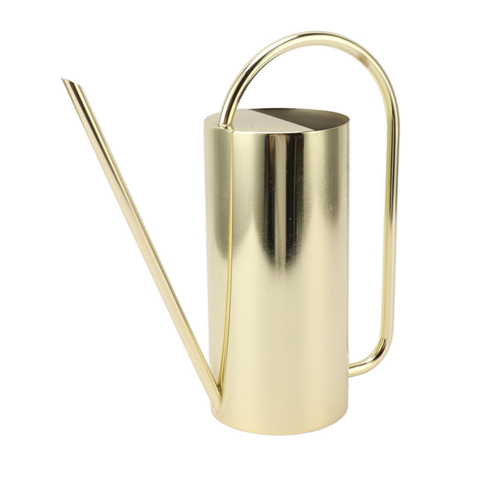 Fockety Arrosoir pour Plantes D'intérieur, Petit Arrosoir en Acier Inoxydable de 1500 ML, élégant Bec Long pour Plantes D'intérieur, Fleurs de Jardin, Plantes Grasses, bonsaï (Or)