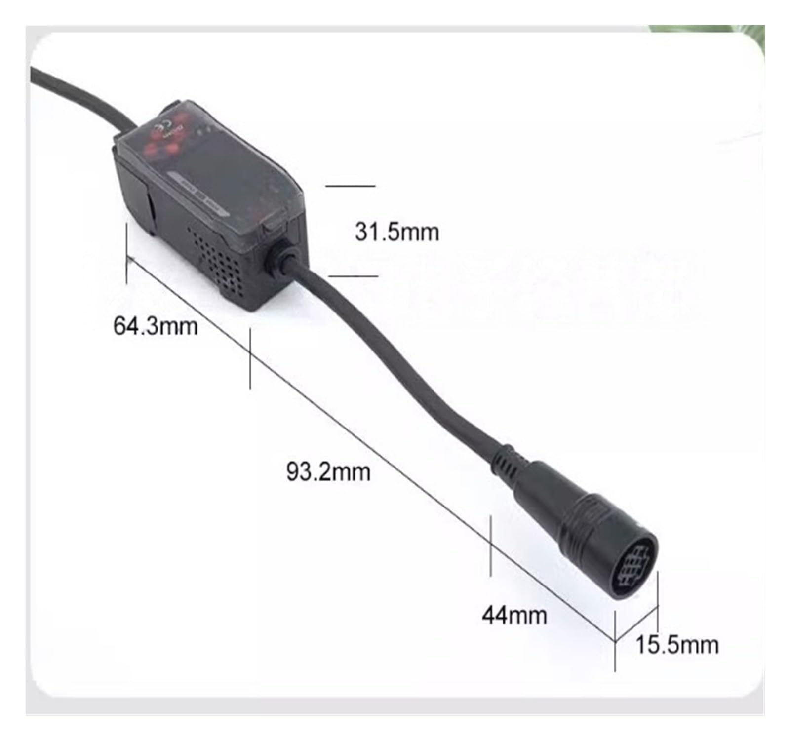 Sensor inductivo de desplazamiento de proximidad con amplificador digital dual ZX-EDA11 NPN salida