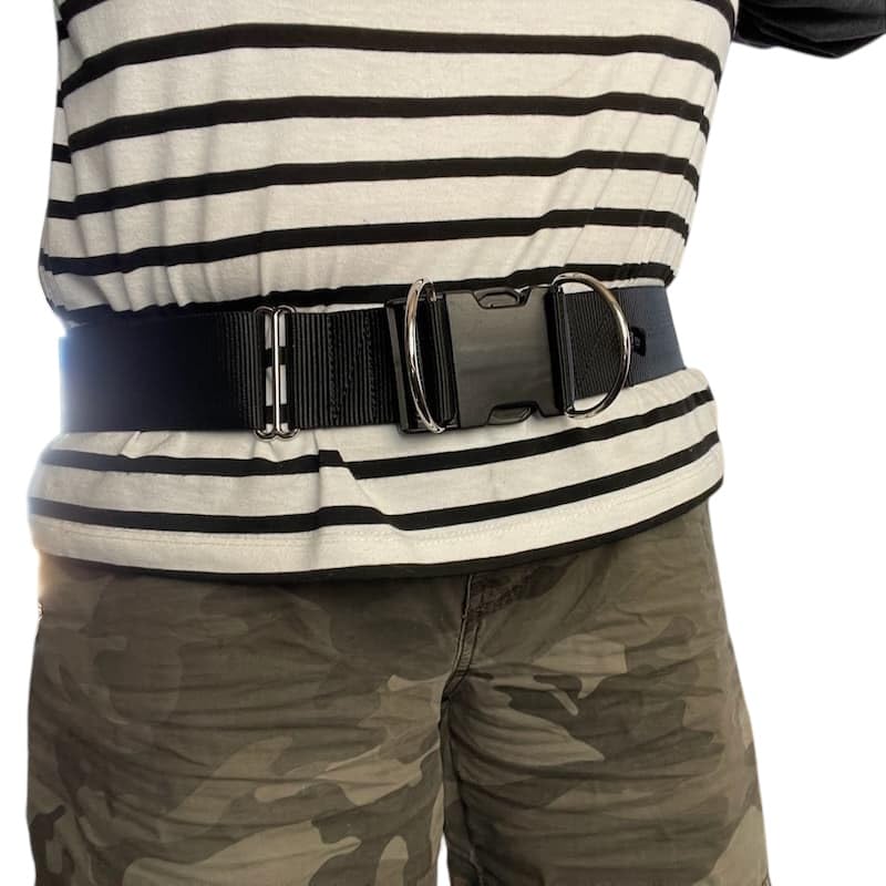 Dog Walking Belt and Dog Running Belt - Strong 50mm Wide, Double D Rings, Fully Adjustable Hands-Free Design for Active Dog Owners, Jogging, Hiking, and Outdoor Adventures