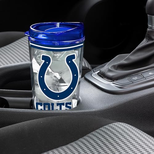 Image of Rico Industries NFL Football Indianapolis Colts Double Wall 20oz Tritan Tumbler