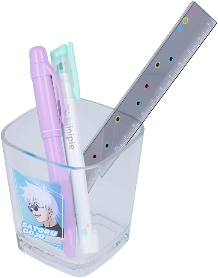 Sun-Star Stationery Jujutsu Kaisen S2404001 Pen Stand, Kaiseki Tamaori Edition, Satoru Gojo