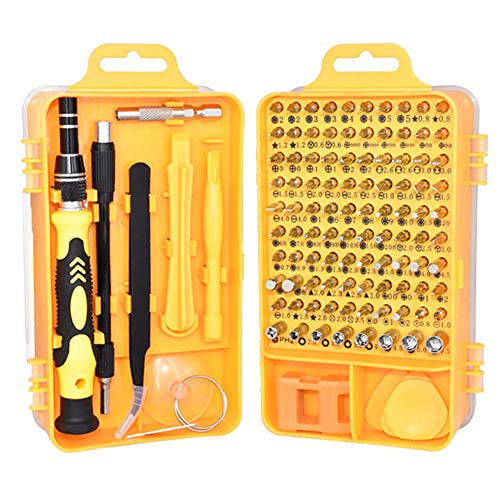 feeilty Uhr Reparatur Uhrmacherwerkzeug, Magnetische Präzisionsschraubendreher Set Fit Computer PC Telefon Uhr Repair Tool Set Kits