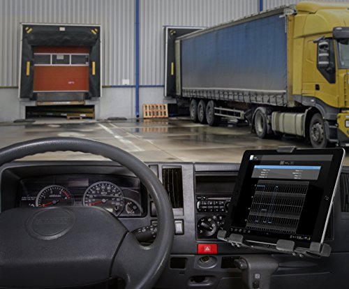 Arkon Locking Aluminum Tablet Mount With Key Lock For E-Log For Galaxy Tab A Ipad Models Retail Black #TOP2