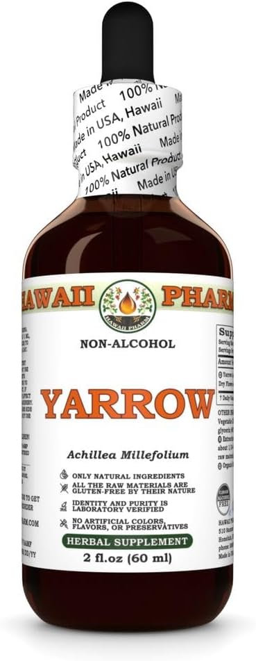 Yarrow Herb Alcohol-Free Extract, 2 fl oz