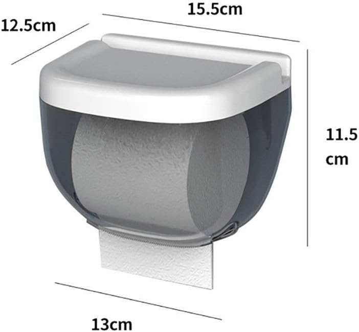 Waterproof Toilet Paper Holder Mobile Phone Storage Shelf Wall Mounted Rack Dispenser Box
