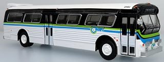Flxble Fishbowl Bus C-Tran Vancouver, Washington-Rare Limited Release 1:87-HO Scale Iconic Replicas New in The Box