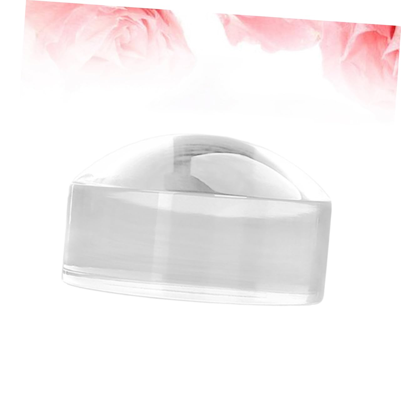 PACKOVE 2pcs Acrylic Optical Magnifying Glass Dome for Reading Map Viewing High Resolution Paperweight Magnifier Hemispherical Design Finish