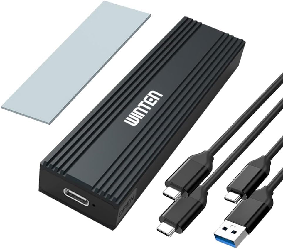 Amazon | 【セット買い】WINTEN SSD 512GB M.2 SATA 2280 外付けケース