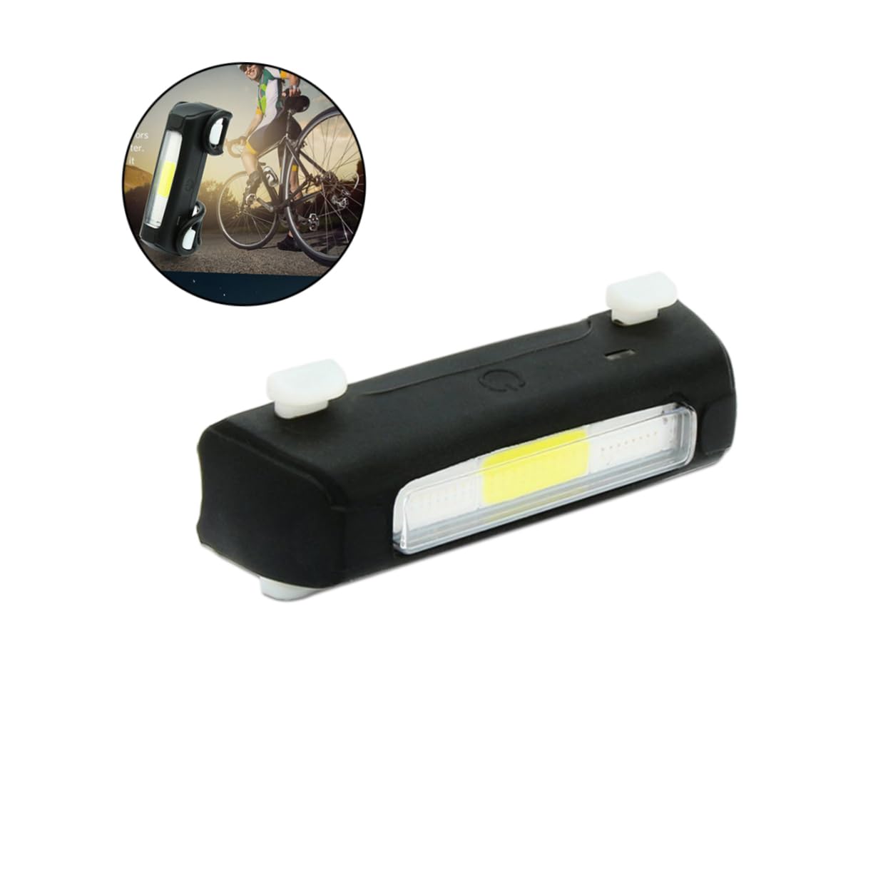 Toddmomy 3 Pièces Mini feu arrière Rechargeable feu arrière Super Brillant Feux arrières Lampe de Poche de sécurité à vélo Lampe de vélo Rechargeable équitation Lumière d'alarme