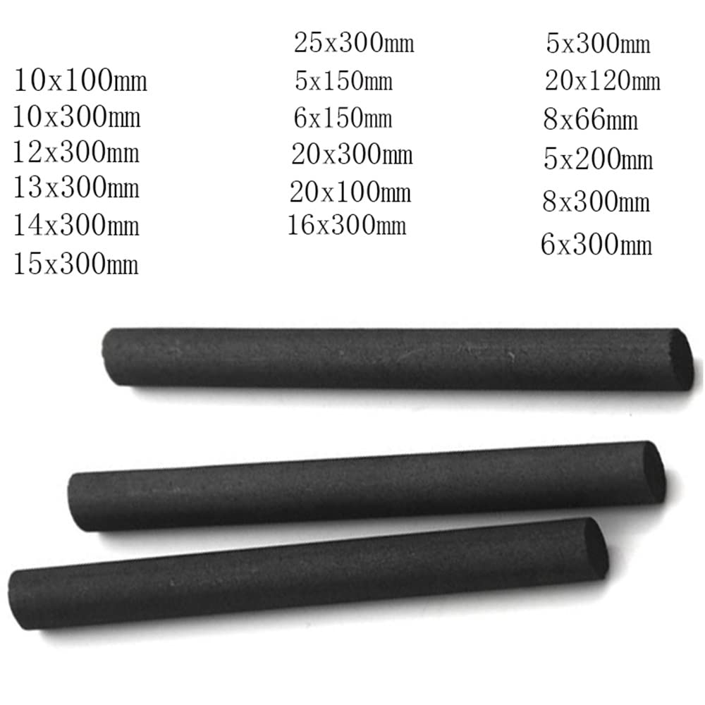99,99% Pręt mieszający elektrody grafitowej o średnicy 5-25 mm 1 szt(25x300mm)