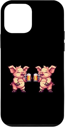 iPhone 12 mini Pig Beer Party Team Comic Gamer Crew Case