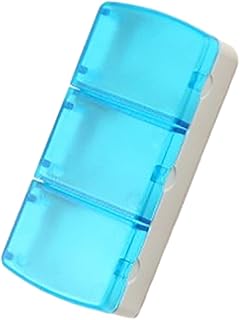 OATIPHO Caixa Organizador De Armário De Remédios 3 Vezes Ao Dia Organizador De Comprimidos Organizador De Comprimidos 3 Vezes Ao Dia Estojo De Remédios Colorido Dispensador De Três Grades