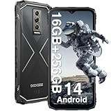 DOOGEE Blade 10 Pro Rugged Phone Unlocked,16GB+256GB Rugged Smartphone,6.56' 90Hz Screen, 5150mAh Battery, 50MP Camera, 4G Dual SIM Android 14 Phones, IP68/IP69K Waterproof Smartphone, NFC/OTG/GPS