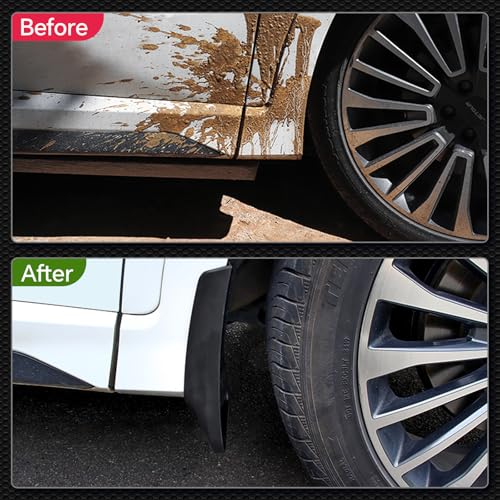 Image of BDFHYK Mud Flaps Splash Guards Easy Installation Mud Guards Compatible Easy to Clean with Chevy Trailblazer 2021-2022 with OEM Fender Flares 4 PCS PP and TPO Material