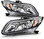 ACANII - For 2012-2015 Honda Civic Sedan 12-13 Coupe Hadlights Headlamps Assembly Front Pair Set Driver & Passenger Side