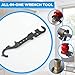 Lihengkong Combination Wrenches Versatile Spanner for Removal and Installation Tasks | Durable Steel Construction for Easy Maintenance and Repairs | Multi-Function Hand Tool.