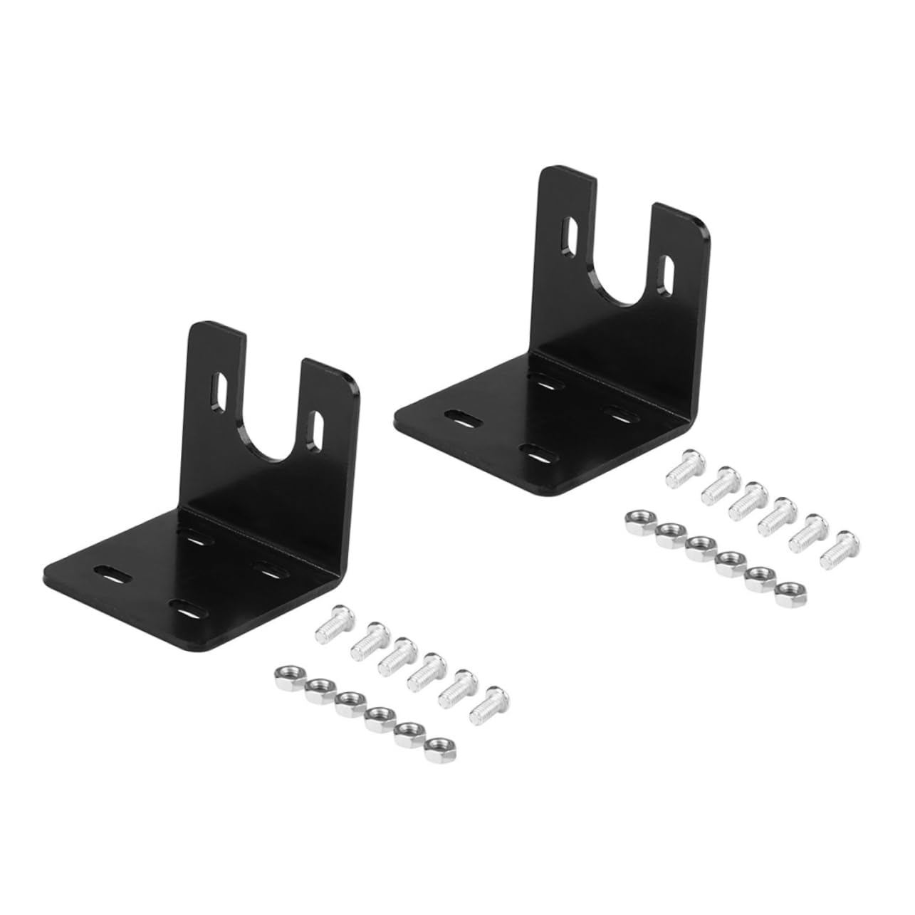 Mikikit Motors Mounting Bracket 2 Sets Accessories U-Type for Hobby and Replacement Mounting Holes for Quick Assembly